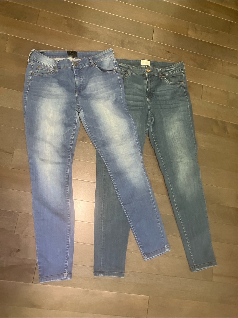 Celebrity Pink Jeans Bundle - Size 11/30 1 Light Blue & 1 Medium Blue wash